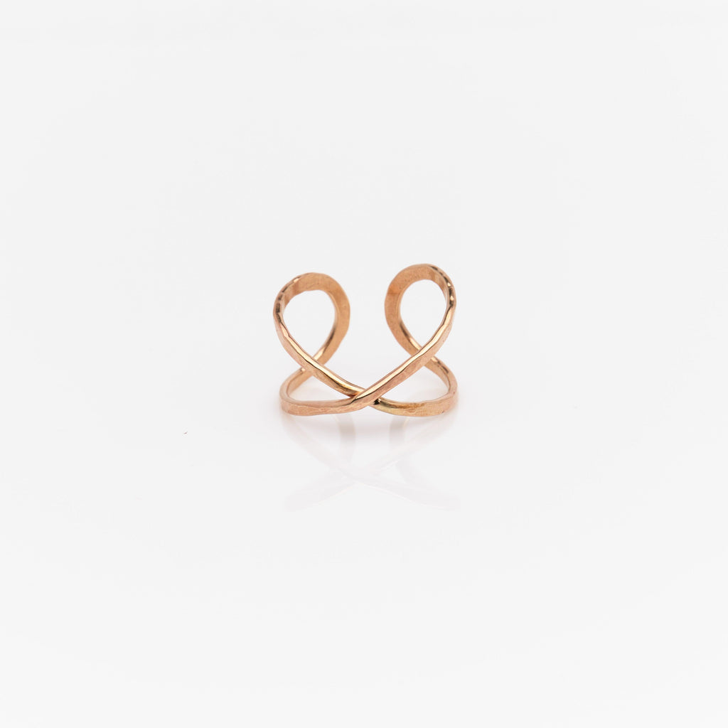 Rosé golden infinity ring with zirconia – THOMAS SABO